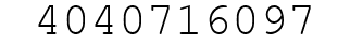 Number 4040716097.
