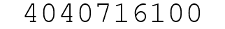 Number 4040716100.