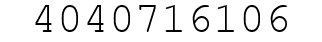 Number 4040716106.