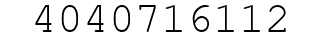 Number 4040716112.