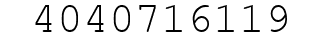 Number 4040716119.