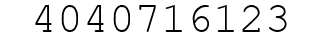 Number 4040716123.