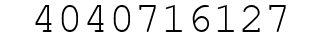 Number 4040716127.