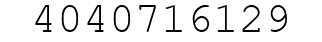 Number 4040716129.