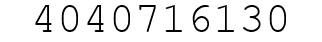 Number 4040716130.