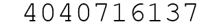 Number 4040716137.