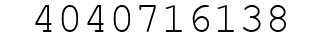 Number 4040716138.