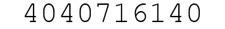 Number 4040716140.