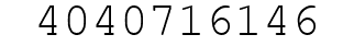 Number 4040716146.