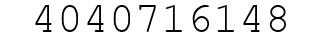 Number 4040716148.