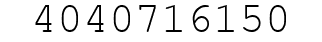 Number 4040716150.