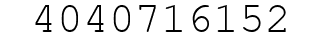Number 4040716152.