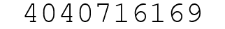 Number 4040716169.