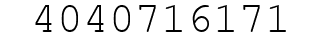 Number 4040716171.