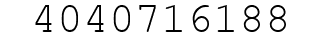 Number 4040716188.