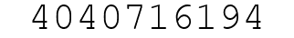 Number 4040716194.
