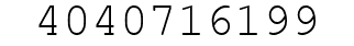 Number 4040716199.