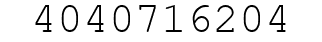 Number 4040716204.