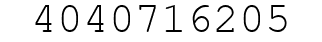 Number 4040716205.