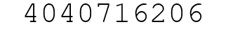 Number 4040716206.