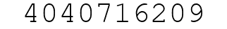 Number 4040716209.