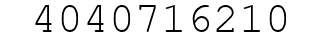 Number 4040716210.