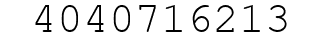 Number 4040716213.