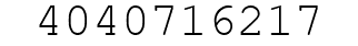 Number 4040716217.