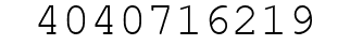 Number 4040716219.