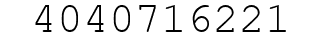Number 4040716221.