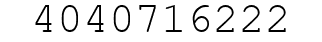 Number 4040716222.