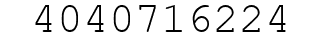 Number 4040716224.