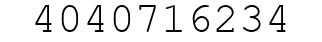 Number 4040716234.