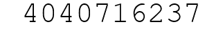 Number 4040716237.