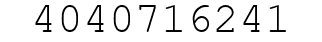 Number 4040716241.
