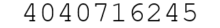 Number 4040716245.
