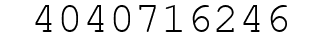 Number 4040716246.