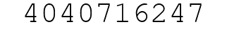 Number 4040716247.