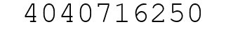Number 4040716250.