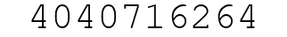 Number 4040716264.