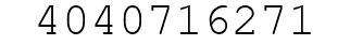 Number 4040716271.