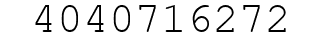 Number 4040716272.