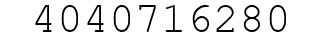 Number 4040716280.
