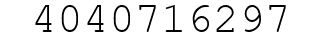 Number 4040716297.
