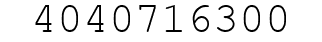 Number 4040716300.