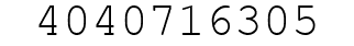 Number 4040716305.