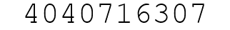Number 4040716307.
