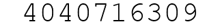 Number 4040716309.