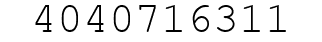 Number 4040716311.