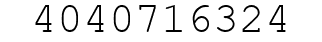 Number 4040716324.